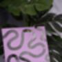 Swirl Pattern Clear Acrylic Plaque Decor, thumbnail 3 of 3