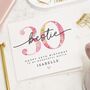 Personalised 30th Birthday Card For Best Friend, thumbnail 1 of 7
