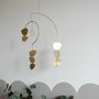 Brass Leaf Hanging Mobile, thumbnail 1 of 6