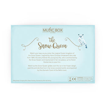 The Snow Queen Music Box Card, 3 of 5