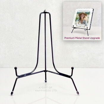 Forever In Our Hearts Personalised Memorial Photo Slate, 5 of 6