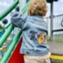 Personalised Baby/Toddler Denim Jacket With Tiger, thumbnail 5 of 11