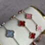 Silver Clover Bracelet, thumbnail 4 of 6