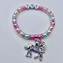 Personalised Unicorn Charm Bracelet, thumbnail 1 of 12