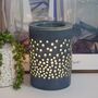 Ceramic Blue Halo Electric Oil Wax Melts Burner, thumbnail 2 of 6