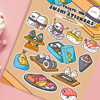 Sushi Sticker Sheet | Cute Stickers, 4 of 5