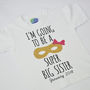 'Super Big Sister' New Baby Announcement T Shirt, thumbnail 2 of 3