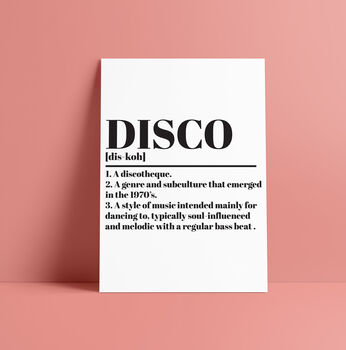 'Definition: Disco' Print, 4 of 4