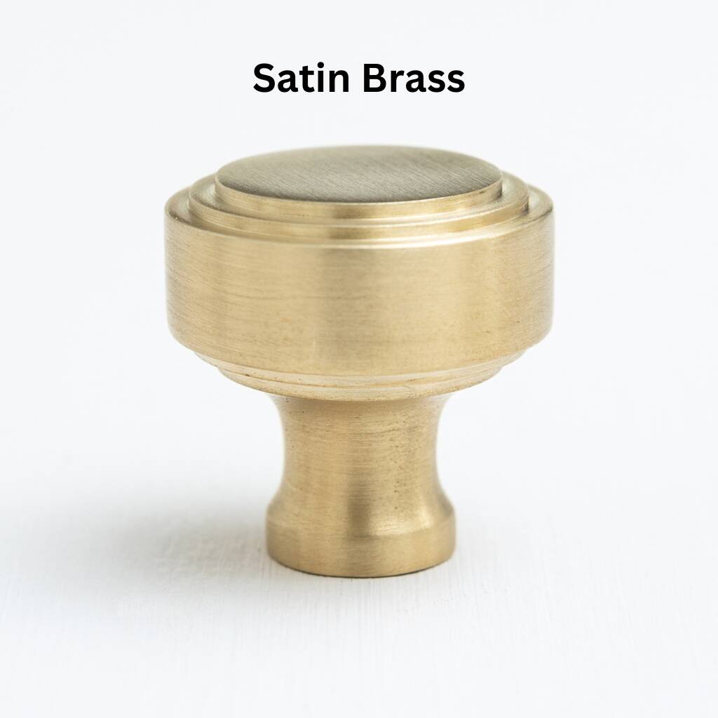 Solid Brass Stepped Kitchen Pull Handles And Knobs By Brass bee