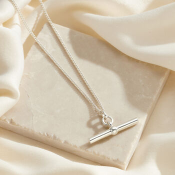 Large T Bar Necklace, 2 of 5