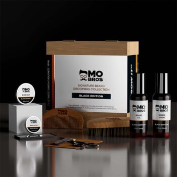 Beard Growth Kit Personalised Gift Set For Him, 4 of 5