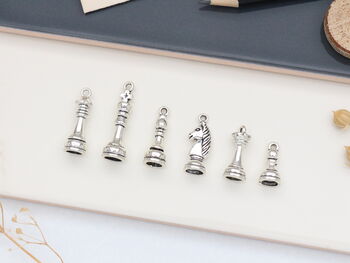 Personalised Chess Keyring, Choose Your Piece, Chess Gift, 9 of 10