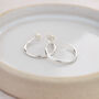 Sterling Silver Everyday Hoops, thumbnail 3 of 5