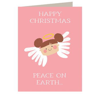 Mini Pink Christmas Card Pack, 4 of 7