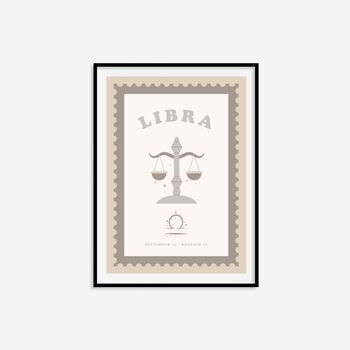 Children's Libra Zodiac Print, 5 of 8