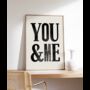 You And Me, Wedding Print, Wedding Gift Print, thumbnail 6 of 6