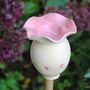 Bright Pink Ceramic Personalised Poppy Seed Head, thumbnail 1 of 7