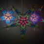 Set Of Three Handmade Paper Star Lanterns, thumbnail 1 of 5