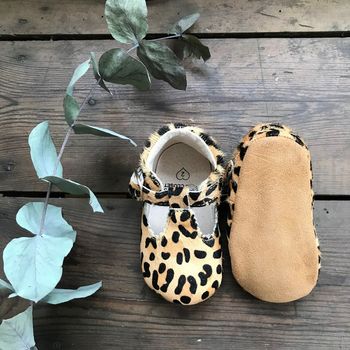 'Wild One Leopard T Bars' For Baby And Toddler, 2 of 2