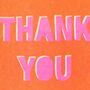 Thank You Risograph Card, thumbnail 2 of 2