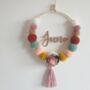 Personalised Pom Pom Wall Hanging, thumbnail 2 of 3