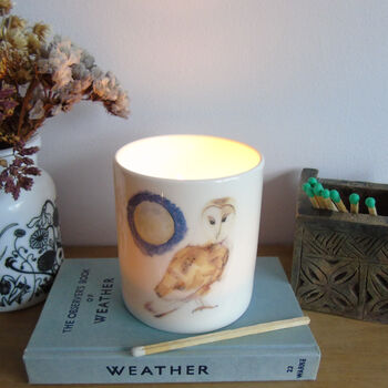 Barn Owl And Moon Candle Holder, 8 of 12