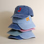 Custom Initial Embroidered Junior Vintage Cap, thumbnail 6 of 12