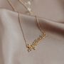 16k Gold Plated Zodiac Starsign Necklace, thumbnail 10 of 12