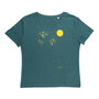 Organic Womens Migrate Swallow T Shirt, thumbnail 1 of 3