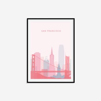 Minimalist San Francisco Travel Print, 5 of 8