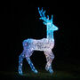 Twinkly Smart LED Outdoor Acrylic Christmas Stag Figure, thumbnail 8 of 12