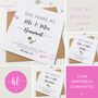 Personalised 10th Wedding Anniversary Card With Tin Heart, thumbnail 3 of 9