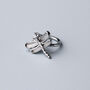 Sterling Silver Dragonfly Ear Cuff, thumbnail 6 of 9