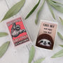 Wool Felt Sloth Birthday Gift In A Matchbox, thumbnail 1 of 5
