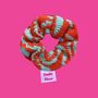 Swirly Knitted Scrunchie, thumbnail 1 of 5