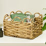 Traditional Scalloped Water Hyacinth Baskets, thumbnail 2 of 6