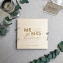 Engraved Mr And Mrs Guest Book, thumbnail 1 of 8
