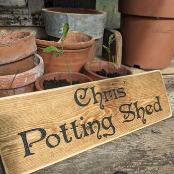 Personalised Potting Shed Sign, 3 of 3