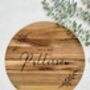 Personalised Engraved Acacia Cheese Board, thumbnail 1 of 8