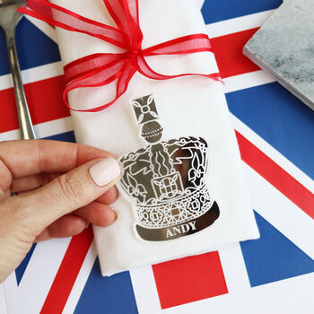 Coronation Party Personalised Place Settings, 2 of 10