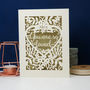You Are So Loved Papercut Card, thumbnail 5 of 5