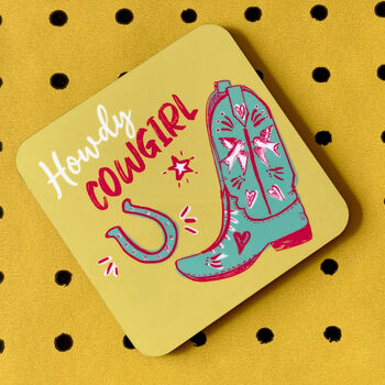 Howdy Cowboy / Cowgirl Coasters, 7 of 8