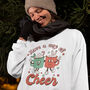 Have A Cup Of Cheer Retro Christmas Jumper Womens, thumbnail 1 of 2