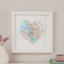 Personalised Location Liverpool Map Heart Print, thumbnail 4 of 4