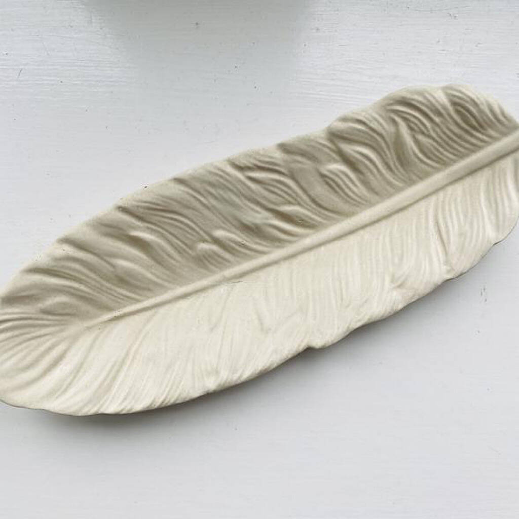 Feather trinket tray