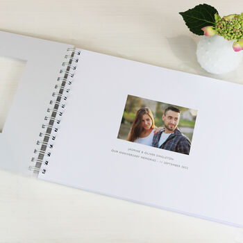 Personalised Anniversary Memory Book Or Album: A4, 2 of 4
