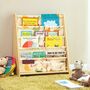 Four Tier Sling Bookcase Book Shelves Storage Rack, thumbnail 1 of 9