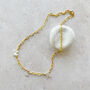 Mother Of Pearl Personalised Letter Necklace, thumbnail 4 of 8