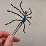 Handcrafted Beaded Spider Hair Pin – Halloween Accessory, thumbnail 4 of 8