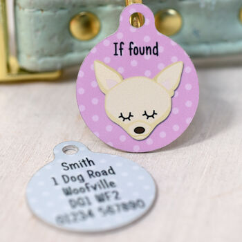 Chihuahua Personalised Dog ID Tag, 9 of 12